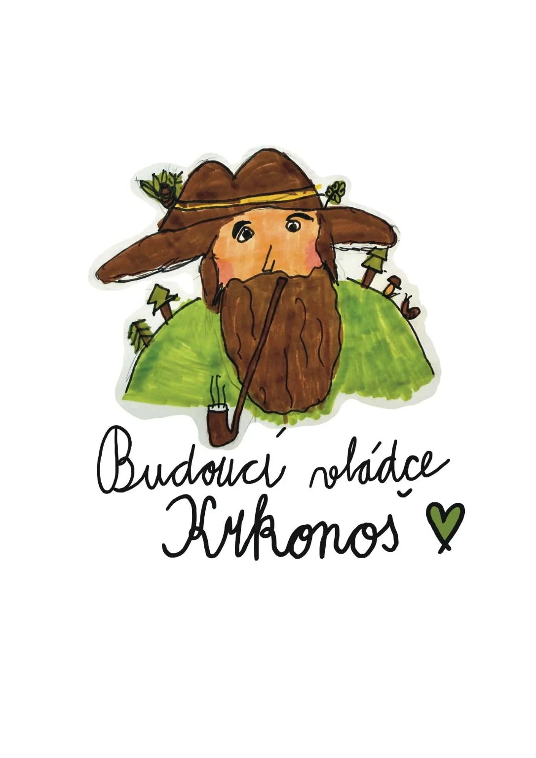 Originální kresba Krakonoše od Tey